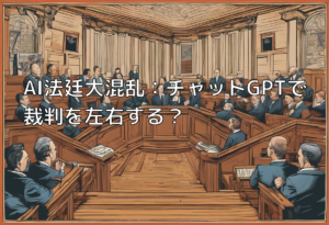 AI法廷大混乱：チャットGPTで裁判を左右する？